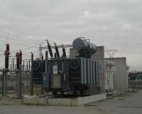 6.6 MVA transformer with 2 cores and 80 switching positions regulated by OLTC